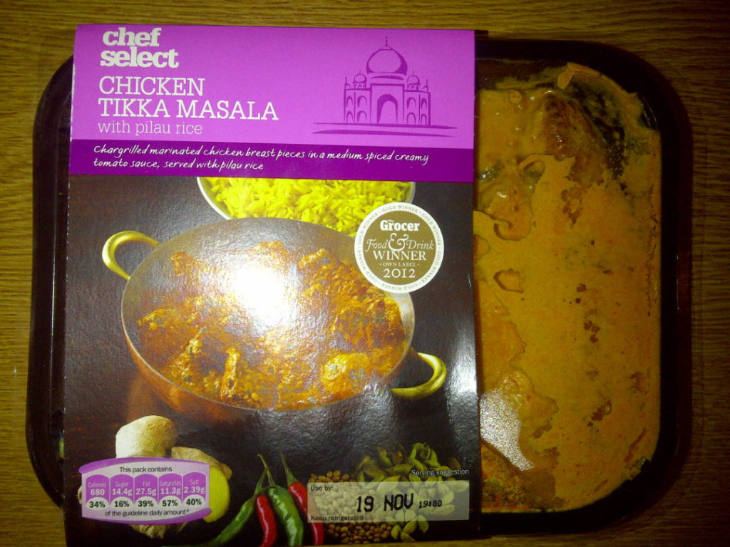 Chicken Student | review Select Chef Tikka Masala Munch