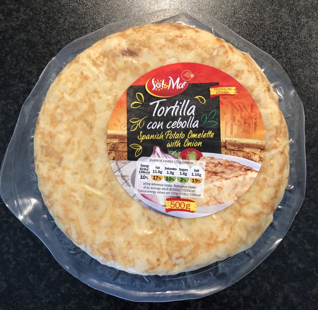 Sol Mar Tortilla Con Cebolla Spanish Potato Omelette Review Student Munch