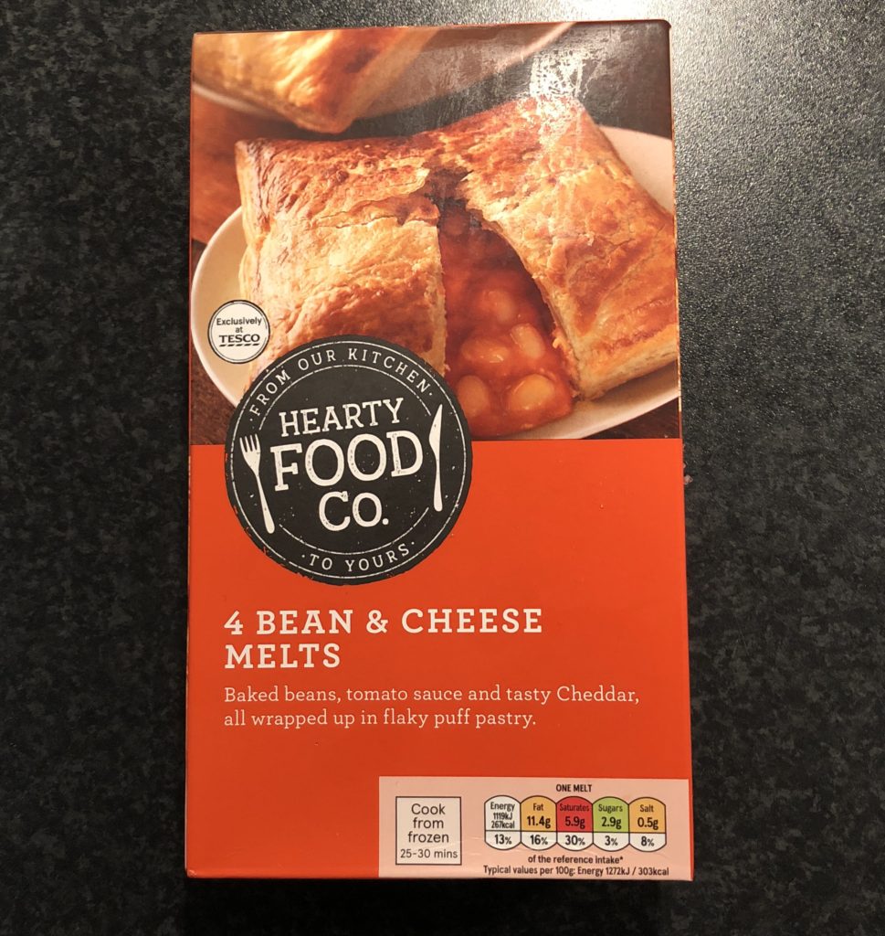 Tesco Hearty Food Co 4 Bean Cheese Melts Review Student Munch